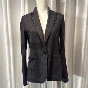 Banana Republic Women's Charcoal Unfinished Blazer Size 6